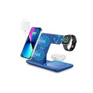 Black 3-in-1 Wireless Charger (Foldable)